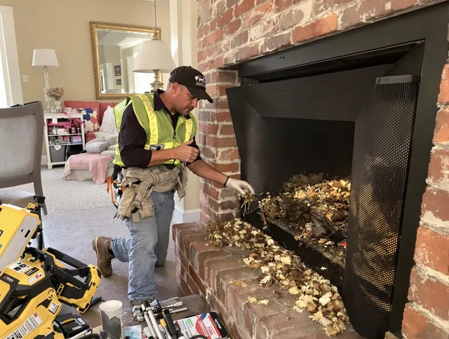 Safe screening installation by Wilton Chimney Sweep in Wilton, CT