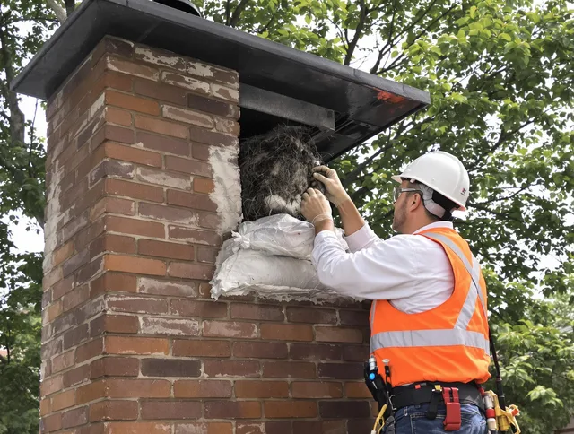 Humane removal of debris and animals by Wilton Chimney Sweep in Wilton, CT