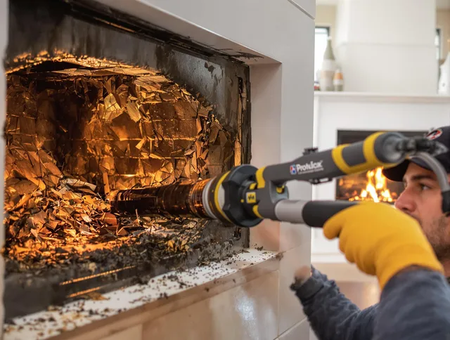 Professional chimney cleaning by Wilton Chimney Sweep in Wilton, CT
