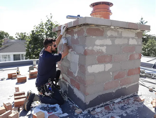 Advanced chimney repair process by Wilton Chimney Sweep in Wilton, CT