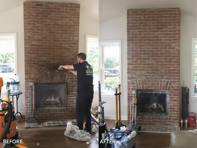 Finished chimney sweeping service by Wilton Chimney Sweep in Wilton, CT
