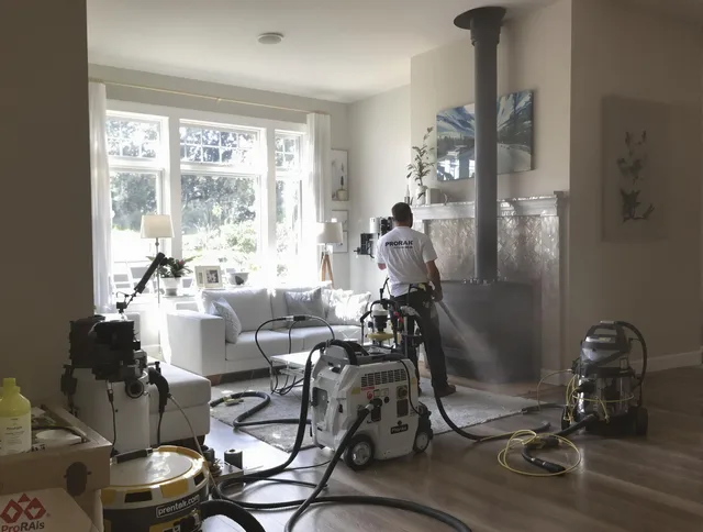 Soot removal service by Wilton Chimney Sweep for a fireplace in Wilton, CT