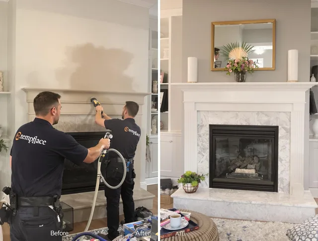 Professional soot removal by Wilton Chimney Sweep team in Wilton, CT